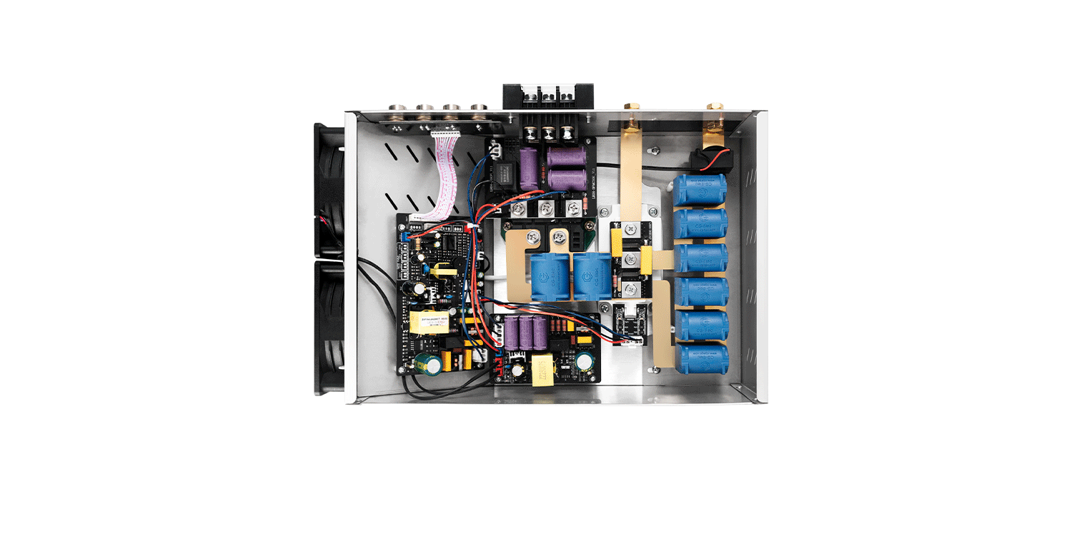 internal display of mega plus series induction generator