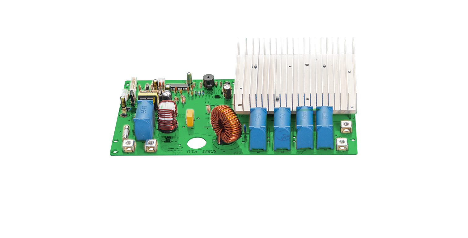 The mainboard which is the core element inside the induction generator of half bridge basic series.