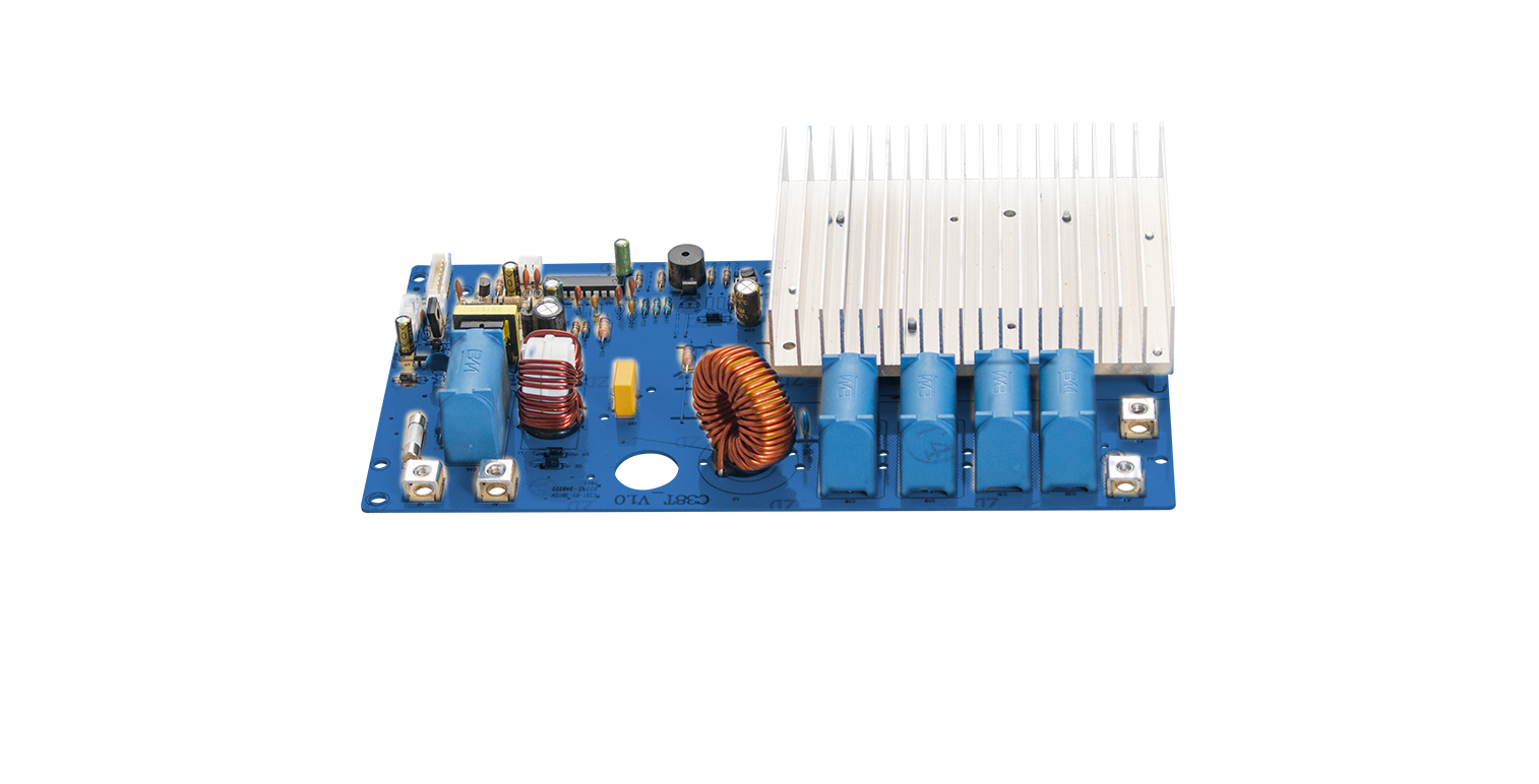 The mainboard which is the core element inside the induction generator of single switch basic series.