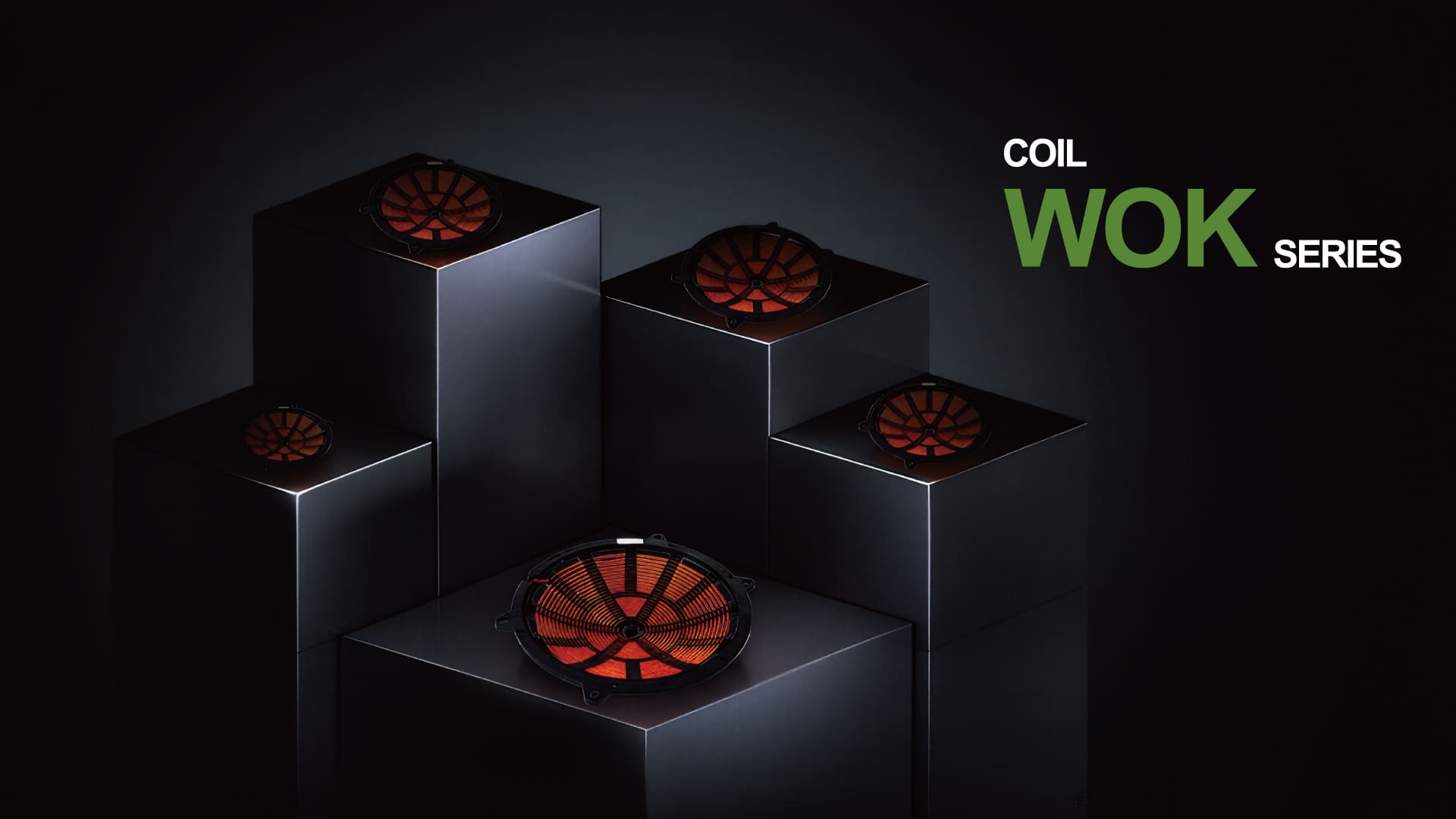 The coils of wok coil series are concave and with stable performance.